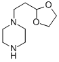 结构式 CAS# 25553-77-9, 1-[2-(1,3-二氧戊环-2-基)乙基]-哌嗪