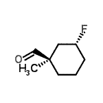 CAS#: 255852-20-1， (1R,3R)-3-Fluoro-1-Methylcyclohexanecarbaldehyde