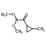 CAS#: 255864-56-3， N,N-Dimethoxy-2-Methylcyclopropanecarboxamide