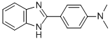 structure of CAS# 2562-71-2, 4-(1H-Benzimidazol-2-Yl)-N,N-Dimethylaniline;4-(1H-Benzimidazol-2-Yl)-N,N-Dimethyl-Aniline;[4-(1H-Benzimidazol-2-Yl)Phenyl]-Dimethyl-Amine;Zinc00236856
