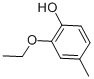 structure of CAS# 2563-07-7, 2-Ethoxy-4-Methylphenol;2-Ethoxy-4-Methyl-Phenol;Phenol, 2-Ethoxy-4-Methyl-;Sbb007984