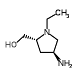 CAS#: 256464-76-3， [(2R,4S)-4-Amino-1-Ethyl-2-Pyrrolidinyl]Methanol