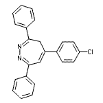 CAS#: 25649-73-4， 5-(4-Chlorophenyl)-3,7-Diphenyl-4H-1,2-Diazepine