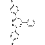 CAS#: 25649-79-0， 3,7-Bis(4-Bromophenyl)-5-Phenyl-4H-1,2-Diazepine