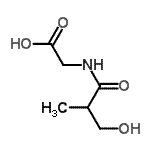 CAS#: 256928-69-5， N-(3-Hydroxy-2-Methylpropanoyl)Glycine
