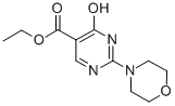 structure of CAS# 25693-41-8, Ethyl4-Hydroxy-2-Morpholinopyrimidine-5-Carboxylate