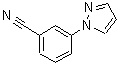 structure of CAS# 25699-82-5, 3-(1H-Pyrazol-1-Yl)Benzonitrile;3-pyrazolylbenzenecarbonitrile;Benzonitrile, 3-(1H-pyrazol-1-yl)-;ZINC04277345