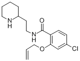 CAS#: 25709-16-4， 4-Chloro-N-(2-Piperidin-1-Ylethyl)-2-Prop-2-Enoxybenzamide