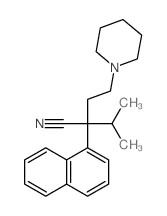 CAS#: 2572-77-2， 3-Methyl-2-Naphthalen-1-Yl-2-(2-Piperidin-1-Ylethyl)Butanenitrile