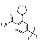 CAS#: 257287-82-4， 3-(1-Pyrrolidinyl)-5-(Trifluoromethyl)-2-Pyridinecarbothioamide