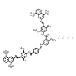 CAS#: 25746-43-4， Tetrapotassium 3-({4-[(4-{[3-({4-[(4,8-Disulfonato-2-Naphthyl)Diazenyl]-2-Methoxy-5-Methylphenyl}Carbamoyl)-4-Methoxyphenyl]Diazenyl}Benzoyl)Amino]-5-Methoxy-2-Methylphenyl}Diazenyl)-1,5-Naphthalenedi Sulfonate