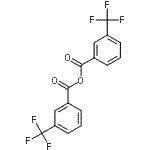 结构式 CAS# 25753-15-5, 3-(三氟甲基)苯甲酸酐