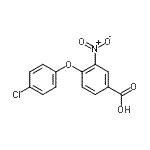 CAS#: 257616-46-9， 4-(4-Chlorophenoxy)-3-Nitrobenzoic Acid