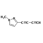 CAS#: 25832-47-7， 3-(1,3-Butadiyn-1-Yl)-1-Methyl-1H-Pyrazole