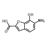 CAS#: 258828-57-8， 6-Amino-7-Hydroxy-1-Benzofuran-2-Carboxylic Acid
