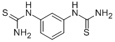 structure of CAS# 2591-01-7, [3-(Carbamothioylamino)Phenyl]Thiourea;[3-(Thiocarbamoylamino)Phenyl]Thiourea;Zinc00154714;0-13-00-00050 (Beilstein Handbook Reference)
