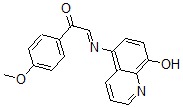 CAS#: 25912-20-3， alpha-[(8-Hydroxy-5-Quinolyl)Imino]-4'-Methoxyacetophenone