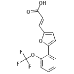 CAS#: 259196-57-1， (2E)-3-{5-[2-(Trifluoromethoxy)Phenyl]-2-Furyl}Acrylic Acid