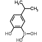 CAS#: 259209-33-1， (2-Hydroxy-5-Isopropylphenyl)Boronic Acid