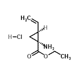CAS#: 259214-54-5， Ethyl (1R,2S)-1-Amino-2-Vinyl-Cyclopropanecarboxylate Hydrochloride