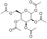 structure of CAS# 25941-03-1, D-Mannopyranose 1,2,3,4,6-Pentaacetate