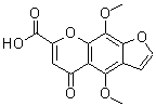 CAS#: 25944-28-9， 4,9-Dimethoxy-5-Oxo-5H-Furo[3,2-g]Chromene-7-Carboxylic Acid