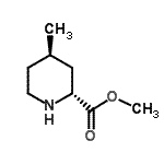CAS#: 259538-27-7， Methyl (2R,4R)-4-Methyl-2-Piperidinecarboxylate