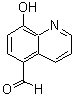 结构式 CAS# 2598-30-3, 8-羟基-5-喹啉甲醛