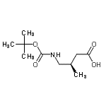 CAS#: 259857-57-3， (3R)-3-Methyl-4-({[(2-Methyl-2-Propanyl)Oxy]Carbonyl}Amino)Butanoic Acid