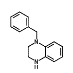 结构式 CAS# 2602-45-1, 1-苄基-1,2,3,4-四氢喹喔啉