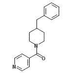CAS#: 260428-26-0， (4-Benzyl-1-Piperidinyl)(4-Pyridinyl)Methanone