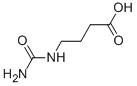 structure of CAS# 2609-10-1, 4-(Carbamoylamino)Butanoic acid;4-Ureidobutanoate;4-Ureidobutyrate;4-(Aminocarbonylamino)Butanoate