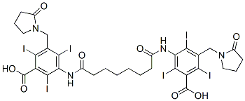 CAS#: 26090-49-3， 3-[7-[[3-Carboxy-2,4,6-Triiodo-5-[(2-Oxopyrrolidin-1-Yl)Methyl]Phenyl]Carbamoyl]Heptanoylamino]-2,4,6-Triiodo-5-[(2-Oxopyrrolidin-1-Yl)Methyl]Benzoic Acid