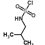 结构式 CAS# 26118-68-3, 异丁基氨磺酰氯