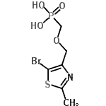 CAS#: 261366-47-6， {[(5-Bromo-2-Methyl-1,3-Thiazol-4-Yl)Methoxy]Methyl}Phosphonic Acid