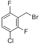 结构式 CAS# 261762-47-4, 3-氯-2,6-二氟苄基溴