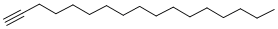 结构式 CAS# 26186-00-5, 1-十七碳炔