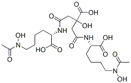 CAS 登录号：26198-65-2， 3-[[(1S)-5-(乙酰基-羟基-氨基)-1-羧基-戊基]氨基甲酰]-2-[[(1S)-5-(乙酰基-羟基-氨基)-1-羧基-戊基]氨基甲酰甲基]-2-羟基-丙酸