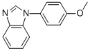 CAS 登录号：2622-61-9， 1-(4-甲氧基苯基)-1H-苯并咪唑