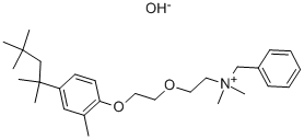 CAS#: 26248-39-5， N,N-Dimethyl-N-[2-[2-[Methyl-4-(1,1,3,3-Tetramethylbutyl)Phenoxy]Ethoxy]Ethyl]-Benzenemethanaminium Hydroxide