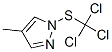 CAS#: 26259-90-5， 1-(Trichloromethylthio)-4-Methyl-1H-Pyrazole