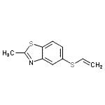 CAS 登录号：262860-04-8， 2-甲基-5-(乙烯基硫基)-1,3-苯并噻唑