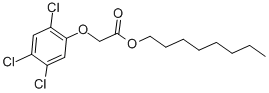 structure of CAS# 2630-15-1, Octyl 2-(2,4,5-Trichlorophenoxy)Acetate;2-(2,4,5-Trichlorophenoxy)Acetic Acid Octyl Ester;Octyl 2-(2,4,5-Trichlorophenoxy)Ethanoate;2,4,5-T-1-Octyl Ester