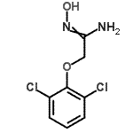 结构式 CAS# 263016-05-3, 2-(2,6-二氯苯氧基)-N'-羟基乙脒