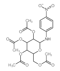 CAS#: 26302-39-6， N-(4-Nitrophenyl)-2-O,3-O,4-O,6-O-Tetraacetyl-beta-D-Glucopyranosylamine