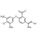 CAS#: 263157-71-7， 4-(4-Chloro-3,5-Dimethylphenoxy)-N'-Hydroxy-3-Nitrobenzenecarboximidamide