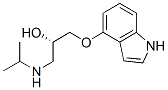 structure of CAS# 26328-11-0, (S)-1-(1H-Indol-4-Yloxy)-3-((1-Methylethyl)Amino)-2-Propanal;(2S)-1-(1H-Indol-4-Yloxy)-3-(Isopropylamino)Propan-2-Ol;Pdsp2_000731;Ncgc00024973-04