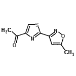 CAS#: 263897-90-1， 1-[2-(5-Methyl-1,2-Oxazol-3-Yl)-1,3-Thiazol-4-Yl]Ethanone