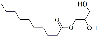 structure of CAS# 26402-22-2, Glycerol Monocaprate;Decanoic Acid 2,3-Dihydroxypropyl Ester;Capric Acid Glyceryl Ester;Decanoin, 1-Mono-