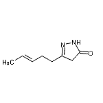 CAS#: 264209-19-0， 5-[(3E)-3-Penten-1-Yl]-2,4-Dihydro-3H-Pyrazol-3-One